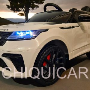 Coche para niños Range Rover Velar 12 Voltios 2.4G RC blanco