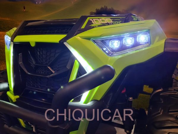Buggy infantil eléctrico 12 voltios verde - Imagen 5