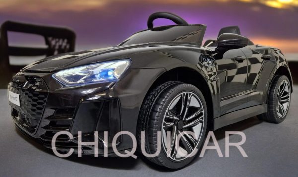 Audi E-Tron GT Negro 12 voltios 4 motores