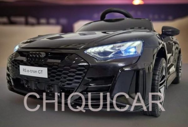 Audi E-Tron GT Negro 12 voltios 4 motores - Imagen 4
